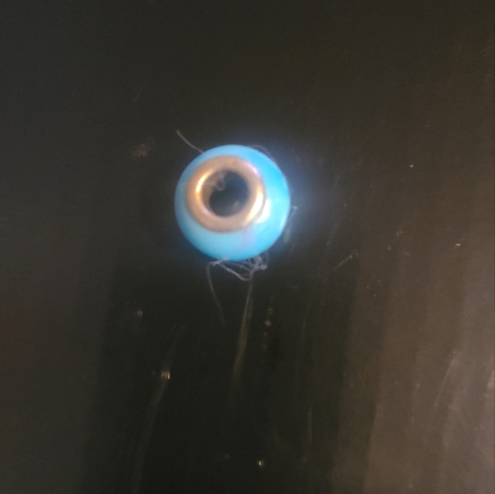 HP🔥🔥Pandora Blue Glass Murano Charm - Picture 3 of 3